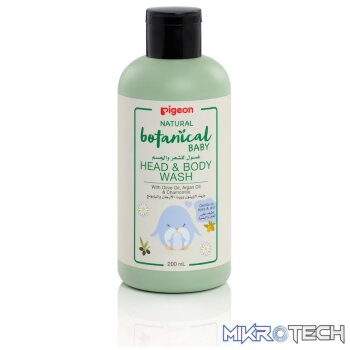 Pigeon - Head and Body Wash 200ml Natural Botanical