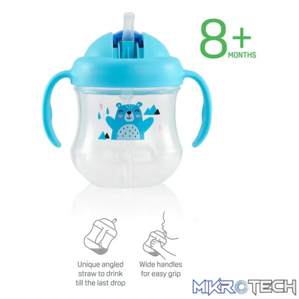 Pigeon Mag Mag Straw Cup - Matte Blue Pigeon Mag Mag Straw Cup - Matte Blue