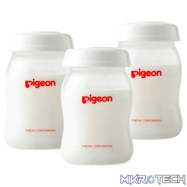 Pigeon Milk Storage Bottle 160ml + Disk (3 Pc) Pigeon Milk Storage Bottle 160ml + Disk (3 Pc)