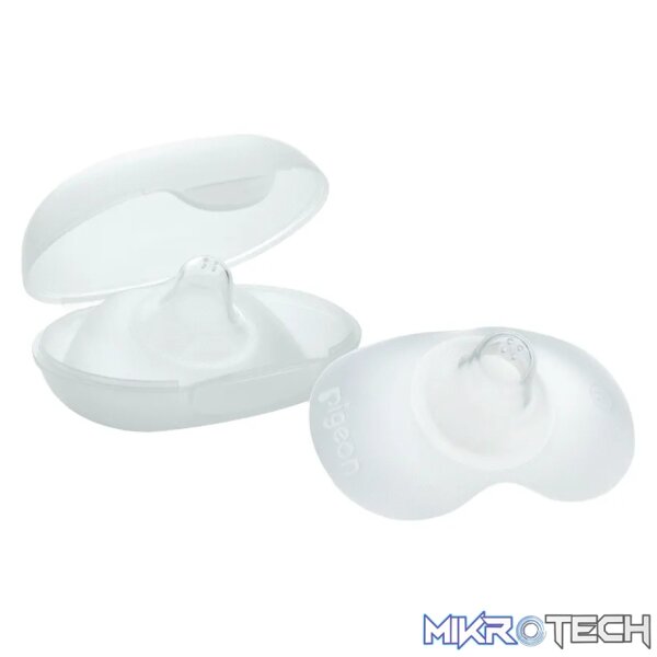 Pigeon - Silicone Nipple Shield (M) (Size 2) (2 Pc) Pigeon - Silicone Nipple Shield (M) (Size 2) (2 Pc)