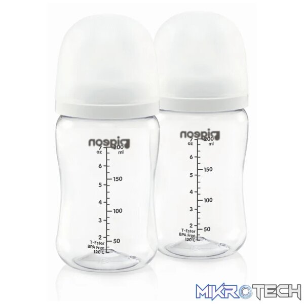Pigeon Softouch Bottle T-Ester 160ml (SS) - Twin Pack Pigeon Softouch Bottle T-Ester 160ml (SS) - Twin Pack