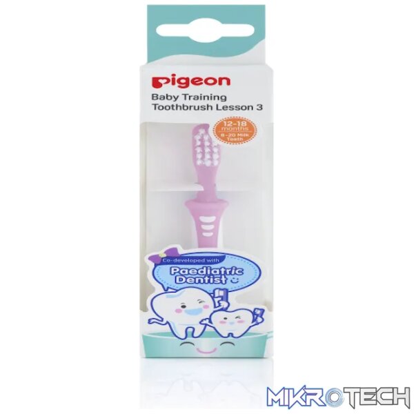 Pigeon - TRAINING TOOTHBRUSH LESSON 3 PINK - Image 11