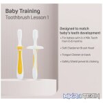 Pigeon - Training Toothbrush - Lesson 1 - Yellow - Image 2