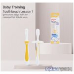 Pigeon - Training Toothbrush - Lesson 1 - Yellow - Image 5