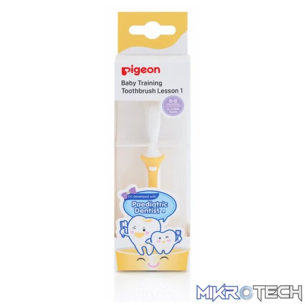 Pigeon - Training Toothbrush - Lesson 1 - Yellow Pigeon - Training Toothbrush - Lesson 1 - Yellow