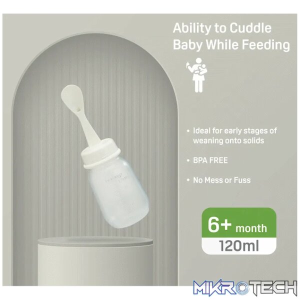 Pigeon - Weaning Bottle + Spoon (D328) - Image 4