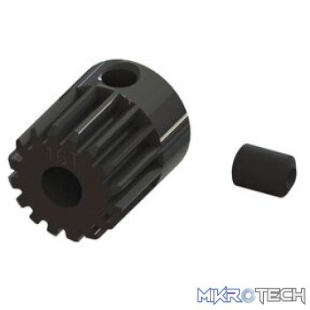 Pinion Gear 16T 0.5 MOD CNC 3.2mm Bore