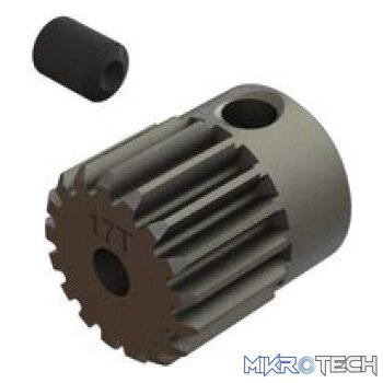 Pinion Gear 17T 0.5 MOD CNC 2.3mm Bore