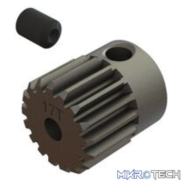 Pinion Gear 17T 0.5 MOD CNC 2.3mm Bore Pinion Gear 17T 0.5 MOD CNC 2.3mm Bore