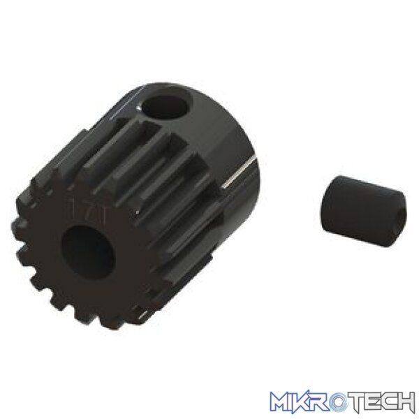 Pinion Gear 17T 0.5 MOD CNC 3.2mm Bore Pinion Gear 17T 0.5 MOD CNC 3.2mm Bore