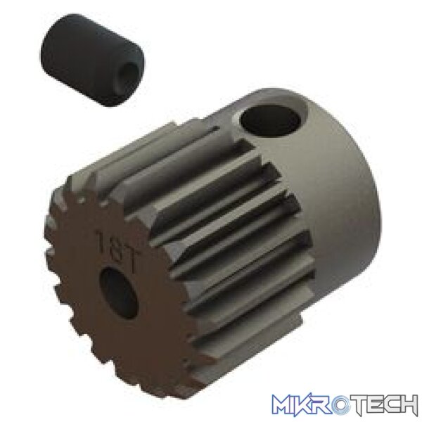 Pinion Gear 18T 0.5 MOD CNC 2.3mm Bore Pinion Gear 18T 0.5 MOD CNC 2.3mm Bore