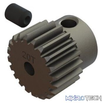 Pinion Gear 20T 0.5 MOD CNC 2.3mm Bore