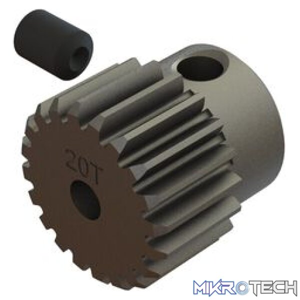 Pinion Gear 20T 0.5 MOD CNC 2.3mm Bore Pinion Gear 20T 0.5 MOD CNC 2.3mm Bore