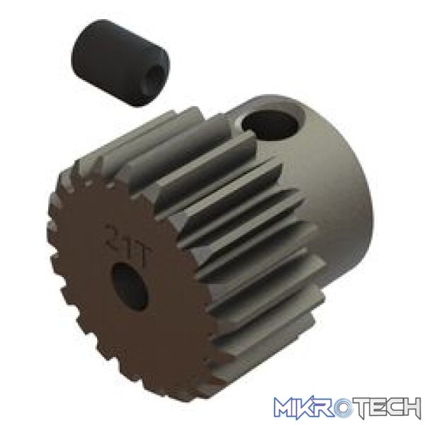 Pinion Gear 21T 0.5 MOD CNC 2.3mm Bore Pinion Gear 21T 0.5 MOD CNC 2.3mm Bore