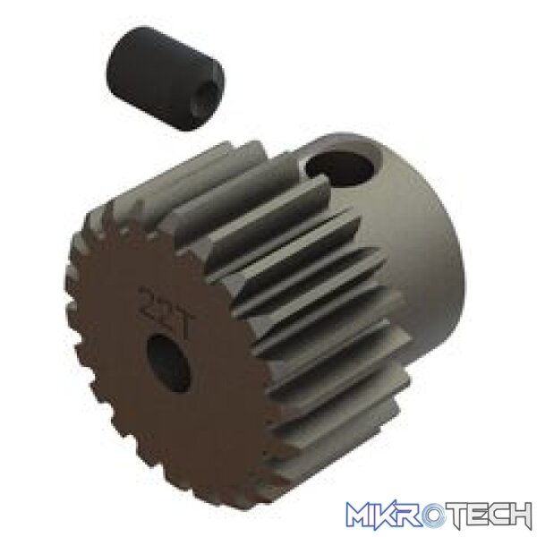 Pinion Gear 22T 0.5 MOD CNC 2.3mm Bore Pinion Gear 22T 0.5 MOD CNC 2.3mm Bore