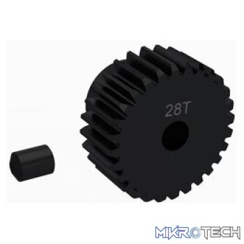 Pinion Gear 28T 0.5 MOD CNC 3.2mm Bore