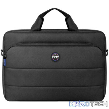 Port Designs Portland II Eco 14/16" Essential Top Loading Laptop Bag – Grey