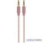 Premio Braided AUX Cable 2m - Rose Gold