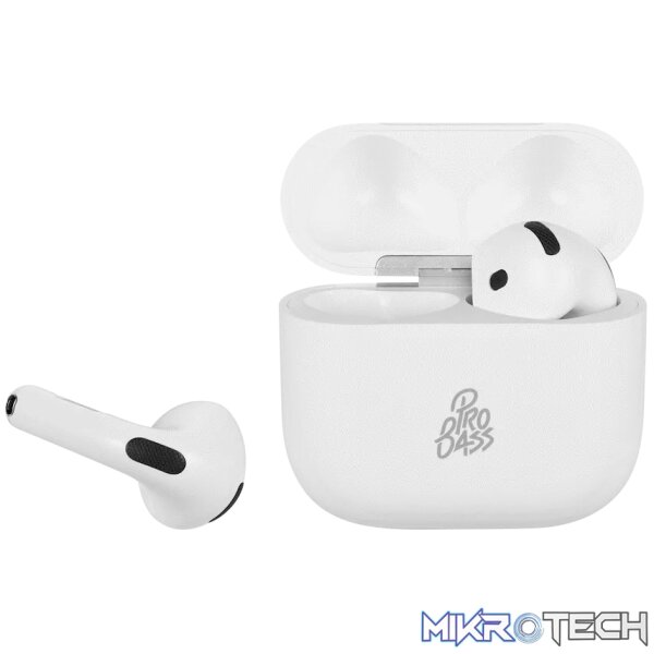 Pro Bass Air TWS Earphone - White - Image 2
