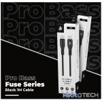 Pro Bass Fuse Series 1m Type-C to Type-C Cable - Black - Image 6