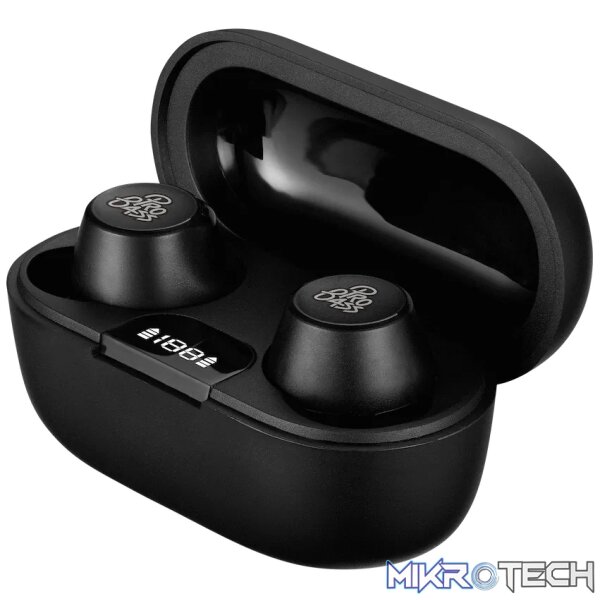 Pro Bass Nova Series TWS Earphone - Black - Image 2