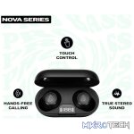 Pro Bass Nova Series TWS Earphone - Black - Image 4