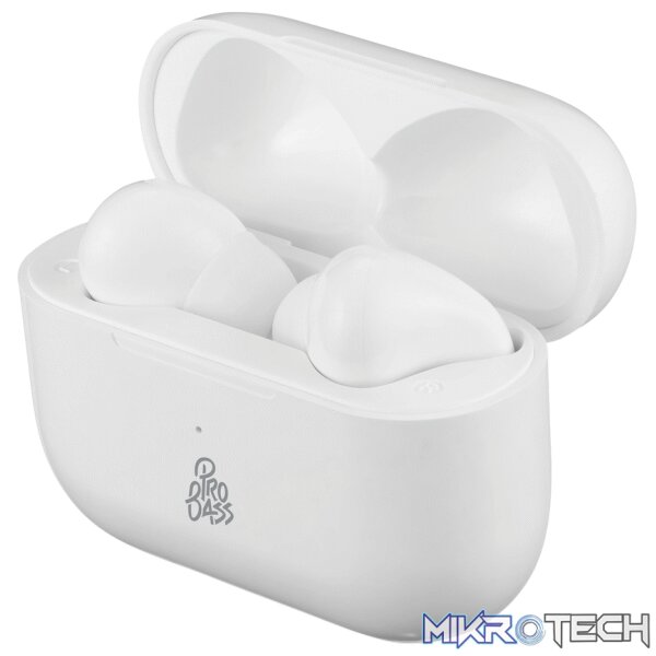 Pro Bass Pulse Buds True Wireless Earphones with Charging Case - White Pro Bass Pulse Buds True Wireless Earphones with Charging Case - White