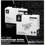 Pro Bass RapidCharge Series 32w Dual USB and Type-C Wall Charger - Image 6