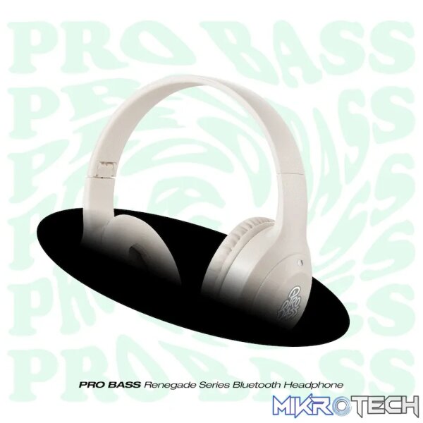Pro Bass Renegade Series Bluetooth Headphone  - Nude - Image 6