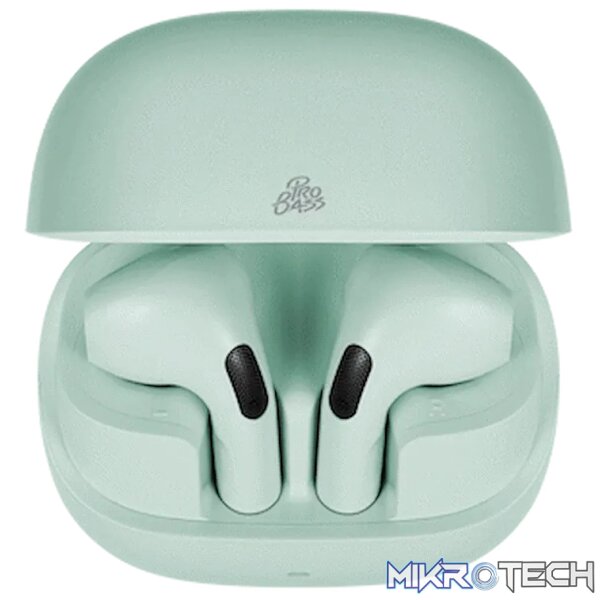 Pro Bass Zest Series TWS Earphones - Green - Image 4