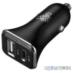 Pro Bass on the Go Dual USB + Type-C 12w Car Charger