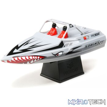 Pro Boat Sprintjet 9" Self-Righting Deep-V Jet Boat Brushed RTR