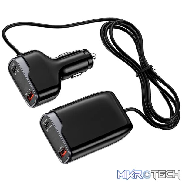 Pro Go PD100 4 in 1 USB-C PD102W Dual USB Travel Car Charger Pro Go PD100 4 in 1 USB-C PD102W Dual USB Travel Car Charger