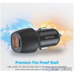 Pro Go PD20 20W USB-C PD 3A Dual USB Travel Car Charger - Image 5