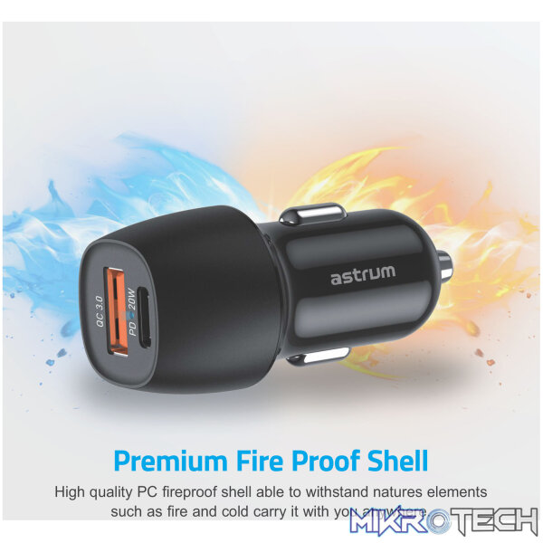 Pro Go PD20 20W USB-C PD 3A Dual USB Travel Car Charger - Image 5