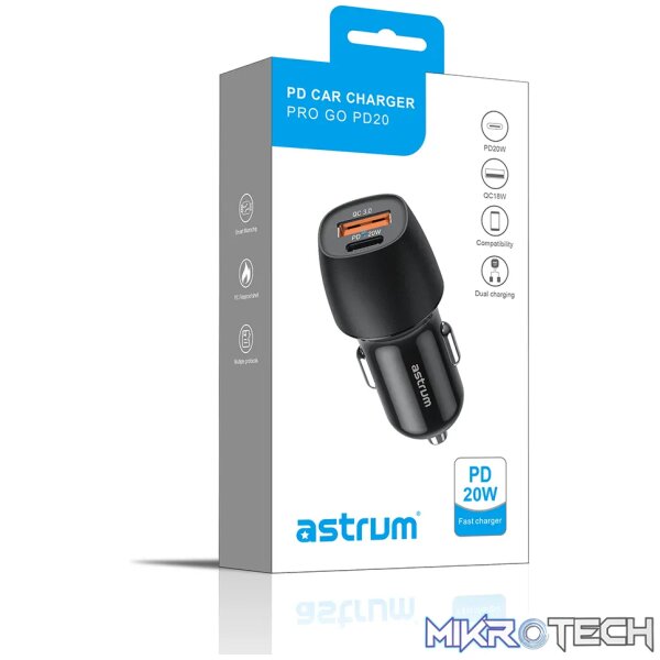 Pro Go PD20 USB-C PD20W Dual USB Travel Car Charger - Image 4