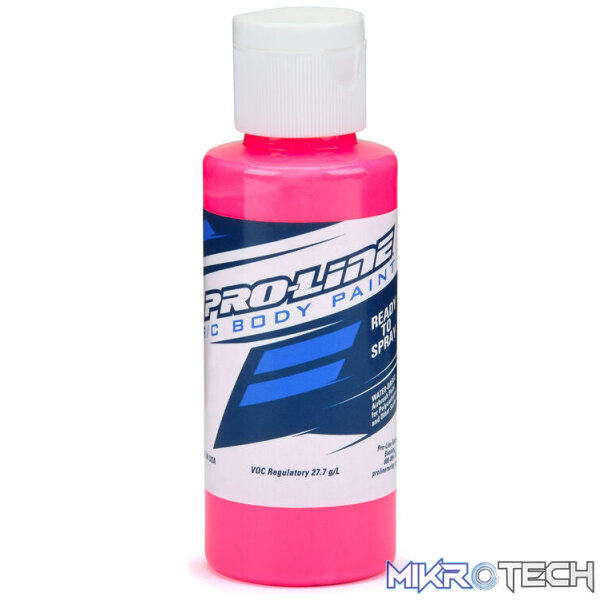 Pro-Line RC Body Paint - Fluorescent Pink (60ml) Pro-Line RC Body Paint - Fluorescent Pink (60ml)