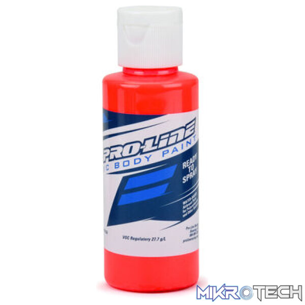 Pro-Line RC Body Paint - Fluorescent Red (60ml) Pro-Line RC Body Paint - Fluorescent Red (60ml)