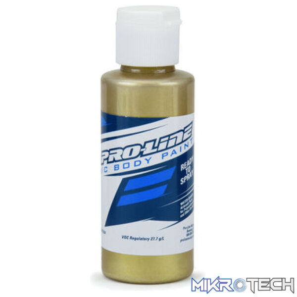 Pro-Line RC Body Paint - Metallic Gold (60ml) Pro-Line RC Body Paint - Metallic Gold (60ml)