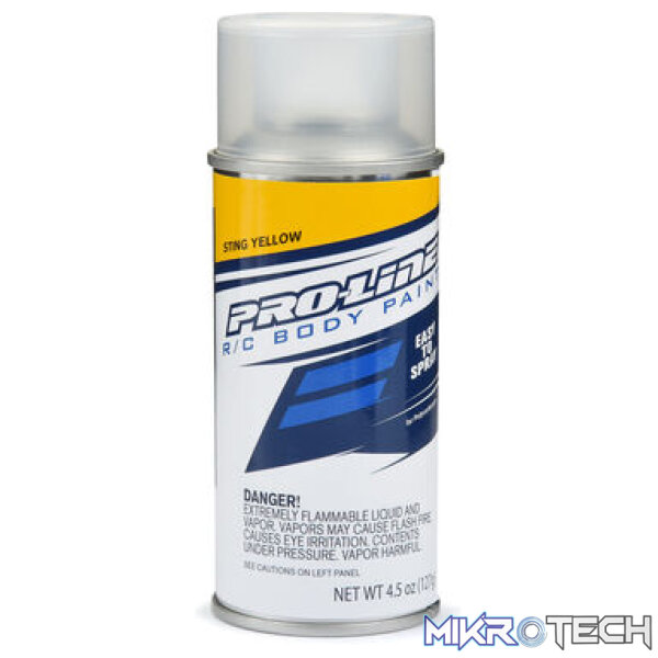 Pro-Line RC Body Spray Paint - Sting Yellow (127g) Pro-Line RC Body Spray Paint - Sting Yellow (127g)