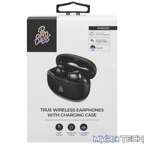 ProBass SubSonic TWS Earphone - Black - Image 9