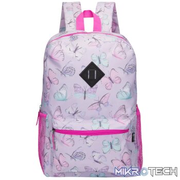 Quest Butterfly 4 Piece Backpack Combo - Purple