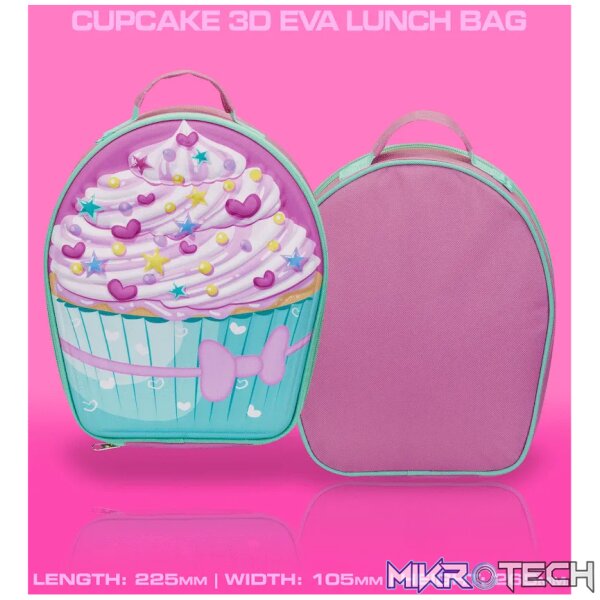 Quest Cupcake 3D EVA Lunch Bag - Pink - Image 6