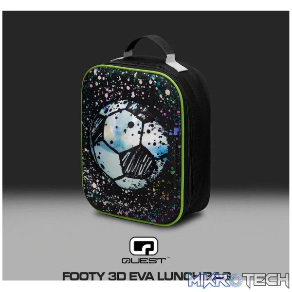 Quest Footy 3D EVA Lunch Bag - Black - Image 3