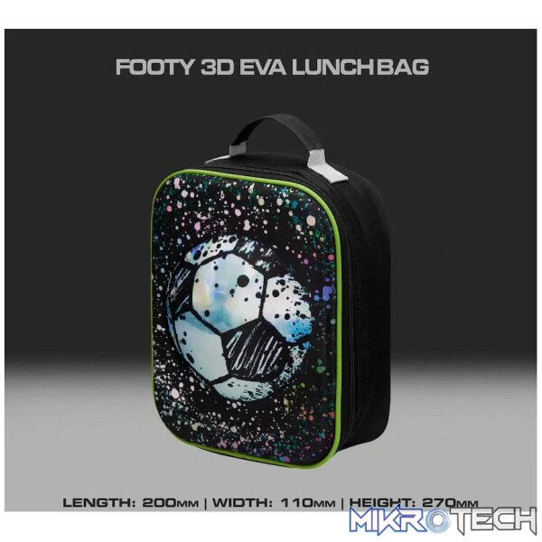 Quest Footy 3D EVA Lunch Bag - Black - Image 5