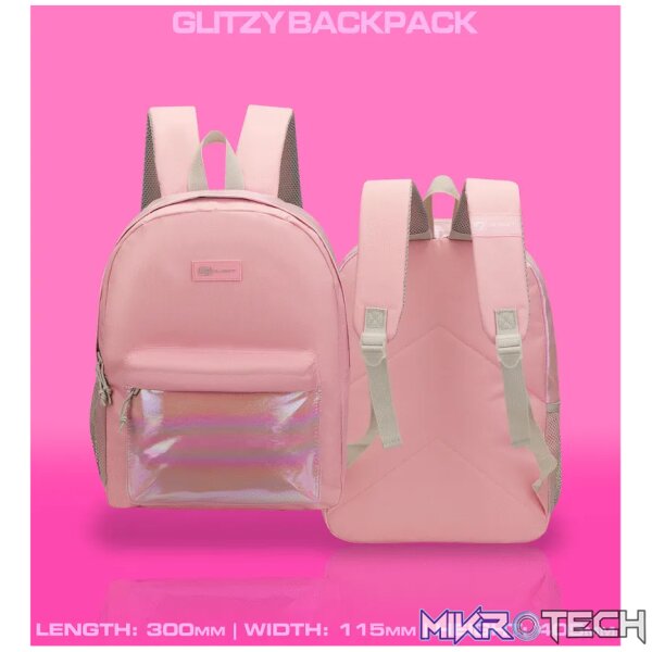 Quest Glitzy Backpack Pink - Image 6