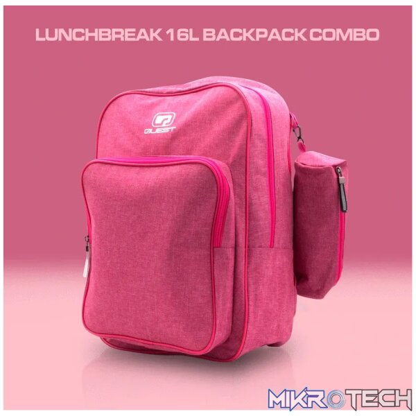 Quest Lunchbreak 16l Backpack Combo - Pink - Image 9