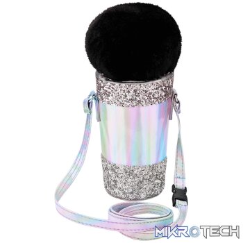 Quest Microphone Crossbody Bag - Silver
