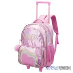 Quest Mirror-Glitz Trolley Backpack - Pink - Image 2
