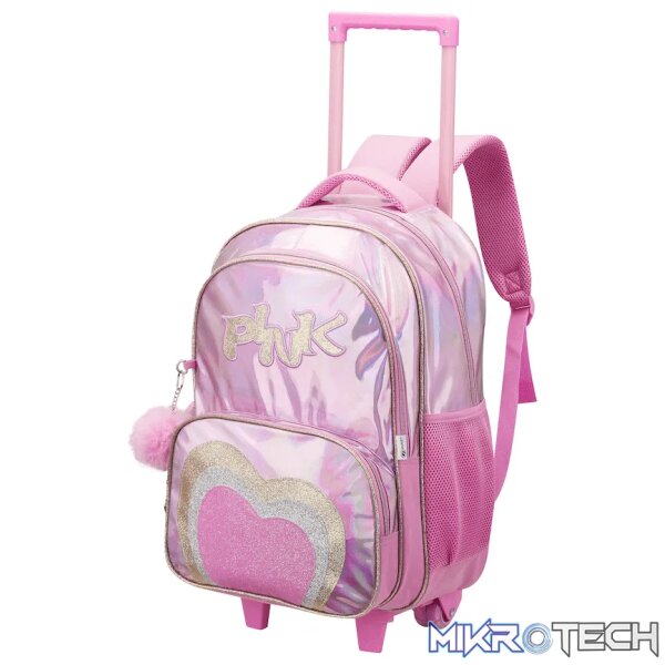 Quest Mirror-Glitz Trolley Backpack - Pink - Image 2